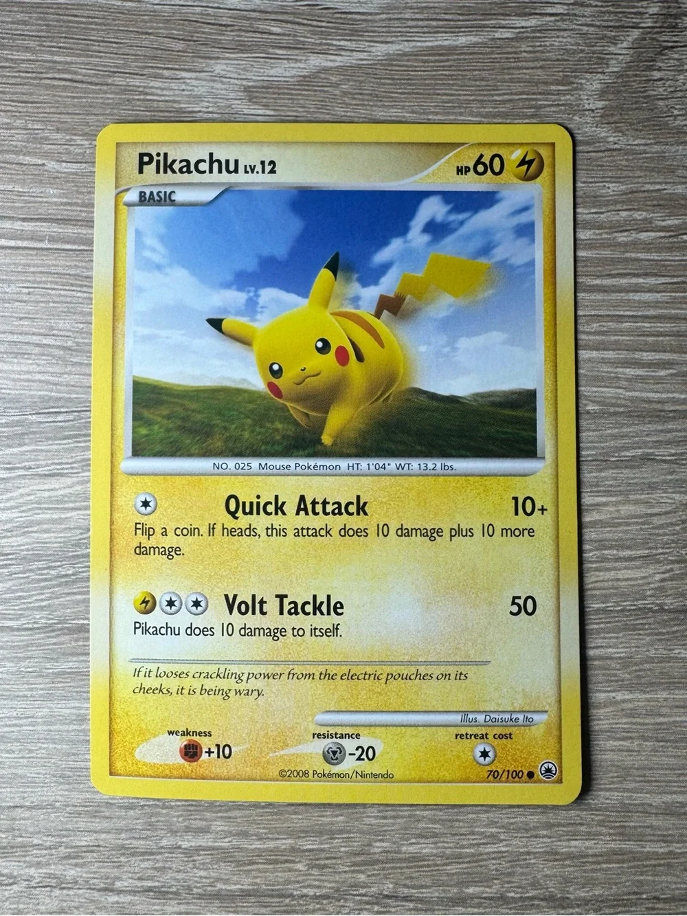 Pikachu #70/Pokemon Majestic Dawn